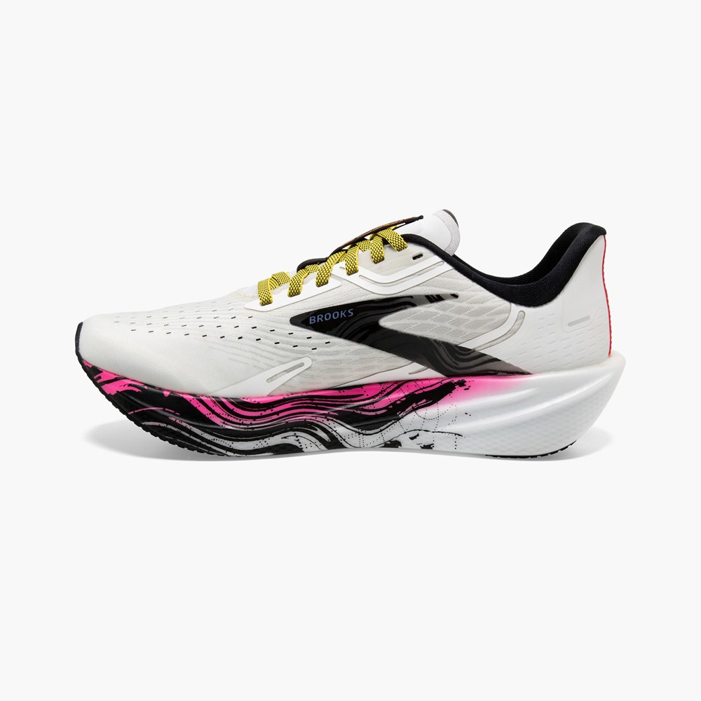 Chaussures Running Route Brooks Hyperion Max Blanche Noir Femme | CAN-7924103